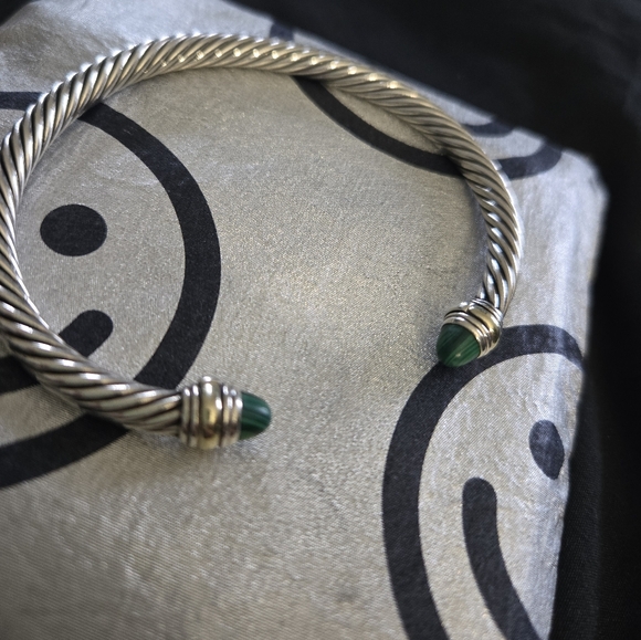 David Yurman Malachite Bangle - Picture 1 of 7